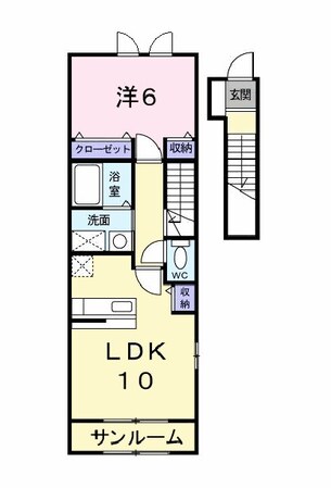 ブルースカイの物件間取画像